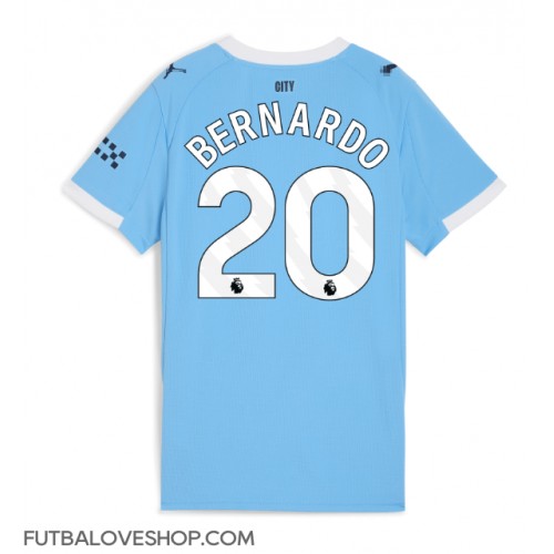 Dres Manchester City Bernardo Silva #20 Domáci pre Ženy 2025-26 Krátky Rukáv